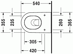 Duravit Унитаз подвесной Darling New 2545090000 – фотография-2