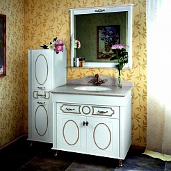 Водолей Мебель для ванной "Изабель 90" F-1 черная – фотография-7