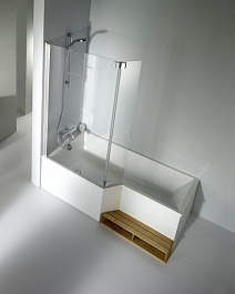 Jacob Delafon Акриловая ванна Bain-Douche Neo 150x80/60 L E6D119L-00 – фотография-3