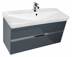 Aquanet Мебель для ванной "Виго 120" сине-серая – фотография-6