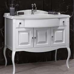 Opadiris Мебель для ванной Лаура 100 белая – фотография-4