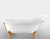 Magliezza Акриловая ванна на лапах Vittoria (162.5х69,5) ножки золото