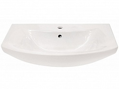 Misty Мебель для ванной Престиж 70 R белая/серебряная патина – фотография-7