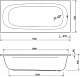 Cezares Акриловая ванна Piave 170x75 – картинка-6