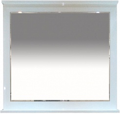 Misty Мебель для ванной Купер 90 L с б/к и зеркалом Гамма белая – фотография-10