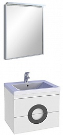 De Aqua Мебель для ванной Форма 60, зеркало Сильвер – фотография-1