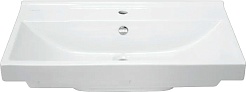 Mixline Тумба с раковиной Стив 80 3 ящика белая – фотография-7