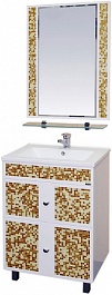 Misty Мебель для ванной Морена 60 золотая мозаика – фотография-1