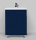 Am.Pm Мебель для ванной Gem 75 глубокий синий, напольная, с 2 ящиками – фотография-14