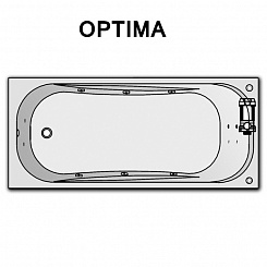 Kolpa San  Акриловая ванна String OPTIMA 180х80 – фотография-3