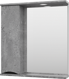 Misty Мебель для ванной Атлантик 70 L 2 ящика серый камень – фотография-5