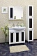 Sanflor Мебель для ванной Валлетта 80 L черное стекло – картинка-14