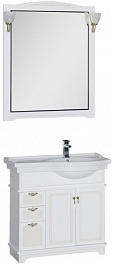 Aquanet Мебель для ванной "Луис 90" R белая (169455) – фотография-1