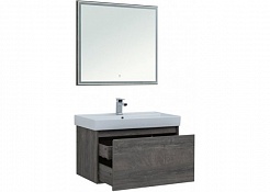Aquanet Мебель для ванной Nova Lite 90 дуб рошелье – фотография-2