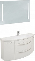 De Aqua Мебель для ванной Лонг 140, зеркало Экстра EXT V 150