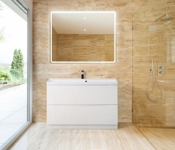 BelBagno Мебель для ванной напольная MARINO 900 Bianco Lucido, BTN – фотография-6