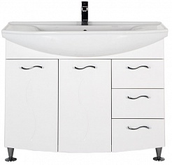 Aquanet Мебель для ванной "Моника 105" белый – фотография-2