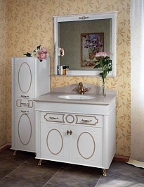 Водолей Зеркало для ванной "Анжелика 110" серое – фотография-2