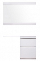 Style Line Мебель для ванной Даймонд 120 R glass, Люкс белая, PLUS	