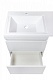 Style Line Мебель для ванной подвесная Даллас 100 Люкс L, белая PLUS	 – фотография-21