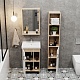 Onika Мебель для ванной Тимбер 50 L белая матовая/дуб сонома – картинка-20