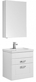 Aquanet Мебель для ванной Рондо 60 белый (2 ящика) камерино – фотография-5