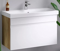 Aqwella Мебель для ванной Smart 80 дуб балтийский – фотография-5