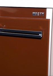 Misty Тумба с раковиной Джулия QVATRO 90 конус, 3 ящика, коричневая – фотография-5