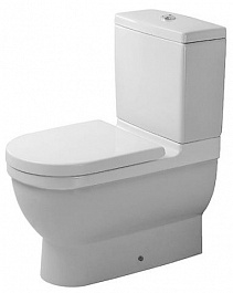 Duravit Унитаз-Компакт Starck 3 0128090000 с микролифтом – фотография-1