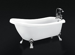 BelBagno Акриловая ванна BB20-CRM, ножки BB-LEG-LION-CRM – фотография-3