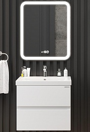 Onika Мебель для ванной Эвада 70 подвесная белая – фотография-1