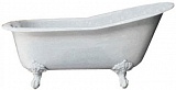 Фэма Чугунная ванна "Beatrice", ножки белые, покрытие RAL, металлик