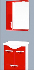 Misty Зеркальный шкаф Жасмин 55 L красная пленка – фотография-2