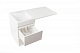 Style Line Мебель для ванной подвесная Даллас 100 Люкс L, белая PLUS	 – картинка-20
