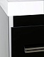 Misty Тумба с раковиной Джулия QVATRO 75, 3 ящика, черная – картинка-6