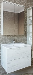 Sanflor Мебель для ванной Чикаго 65 дуб крафт белый – фотография-1
