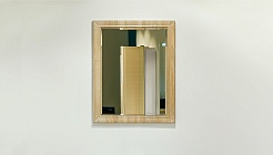 Velvex Зеркало для ванной Alba 55 дуб сонома – фотография-3