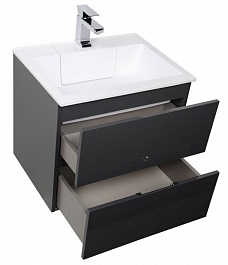 Aquanet Мебель для ванной Алвита 60 серый антрацит – фотография-5