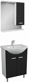 Merkana Мебель для ванной комнаты Таис 60 R черная – фотография-1