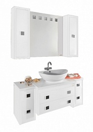 Водолей Мебель для ванной "Сильвия S-40 75" белый – фотография-2