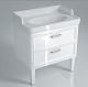 Kerama Marazzi Мебель для ванной Pompei 80, 2 ящика, белая – фотография-9
