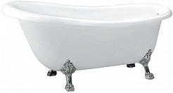 BelBagno Акриловая ванна BB20-CRM, ножки BB-LEG-LION-CRM – фотография-1