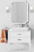 Aqwella Мебель для ванной LaDonna 85 белый глянец
