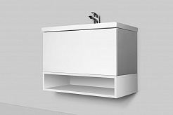Am.Pm Мебель для ванной Gem 60 глянцевый белый, с 1 ящиком – фотография-7