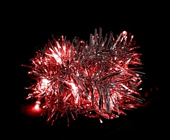 Feron Гирлянда мишура CL404 20 LED красный – фотография-1