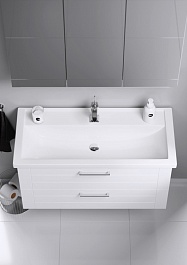 Aqwella Мебель для ванной Манчестер 100 подвесная, зеркало-шкаф – фотография-6