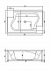 Aquatika Акриловая ванна H2O Архитектура Basic – фотография-4