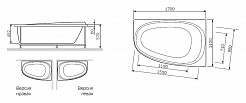 Am.Pm Акриловая ванна Like 170х110 L – фотография-2