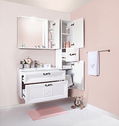 Бриклаер Мебель для ванной Адель 85 – фотография-3