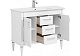 Aquanet Комплект мебели Селена 105 (3 ящика, 2 дверцы), белая/патина серебро – фотография-15